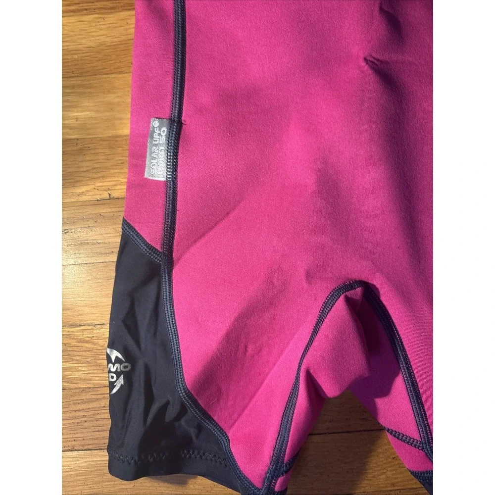 Aqua Sphere Stingray HP Thermo Guard Wetsuit Size 2 Long Sleeve Pink/Blue